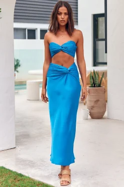 Star In The Night Crop Top Blue