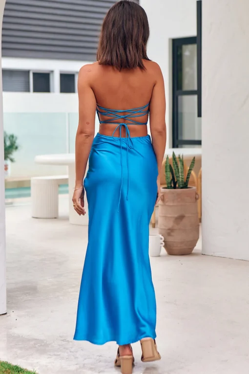 Star In The Night Crop Top Blue