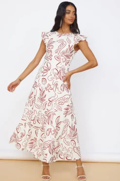 Star of Destiny Maxi Dress White