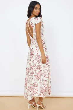 Star of Destiny Maxi Dress White