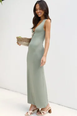 Starfish Love Maxi Dress Green