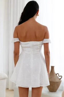 Summer Halo White Mini Dress