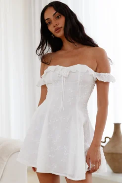 Summer Halo White Mini Dress