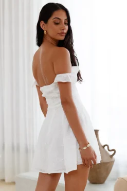 Summer Halo White Mini Dress