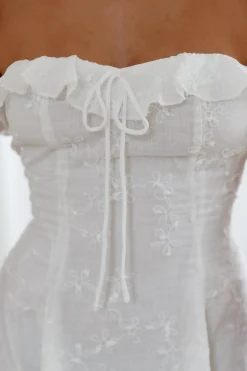 Summer Halo White Mini Dress