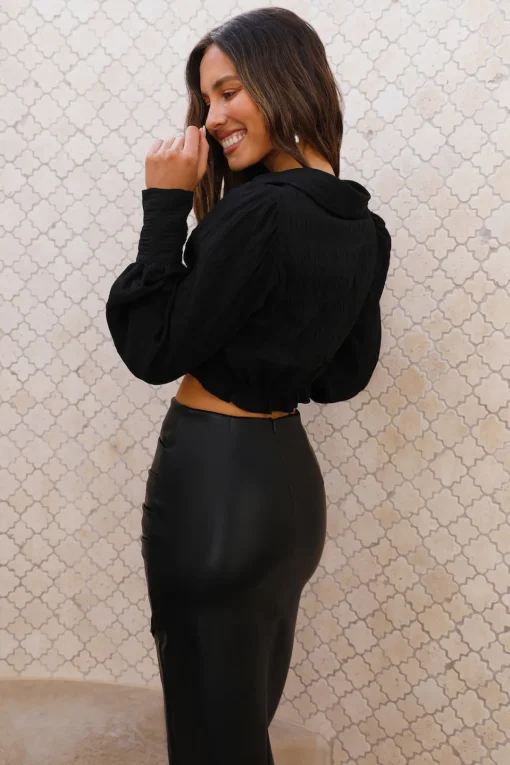 Summer Rush Top Black