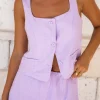 Summer Spell Crop Top Purple