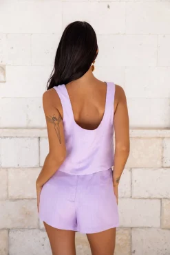 Summer Spell Short Purple