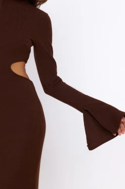 Sun-kissed Feeling Maxi Dress Brown