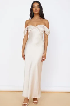 Sunny Reflections Maxi Dress Champagne
