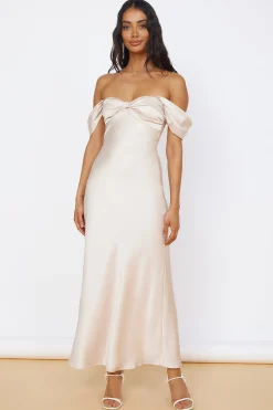 Sunny Reflections Maxi Dress Champagne