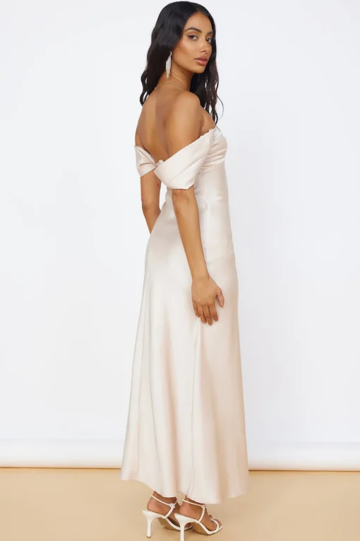 Sunny Reflections Maxi Dress Champagne