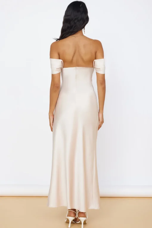 Sunny Reflections Maxi Dress Champagne