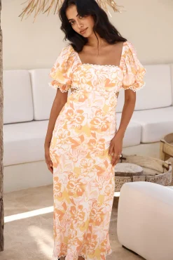 Sunrise Hue Maxi Dress Orange