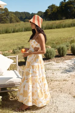 Sunset Trails Maxi Dress Yellow