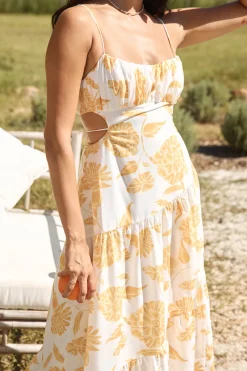 Sunset Trails Maxi Dress Yellow