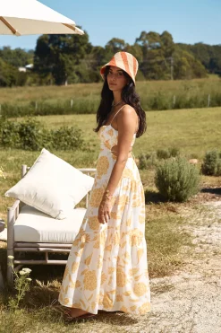 Sunset Trails Maxi Dress Yellow