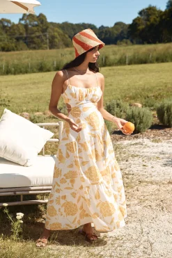 Sunset Trails Maxi Dress Yellow