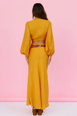 Sweet Aurelia Maxi Skirt Orange