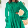 Symbols Of Nature Dress Green