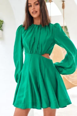 Symbols Of Nature Dress Green