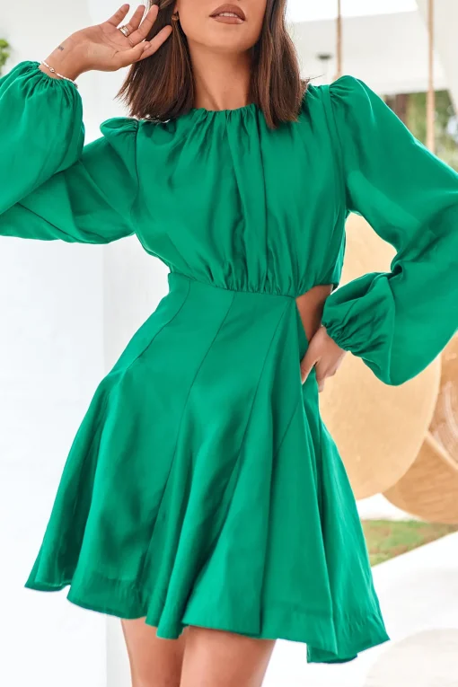 Symbols Of Nature Dress Green