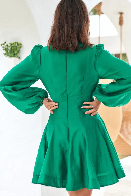 Symbols Of Nature Dress Green