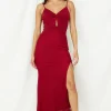 Take Me To Dinner Maxi Dress Wine
