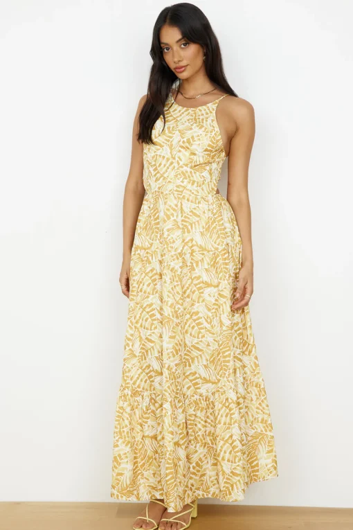 Take You Home Maxi Dress Yellow