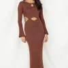 The One That Got Away Maxi Dress Brown