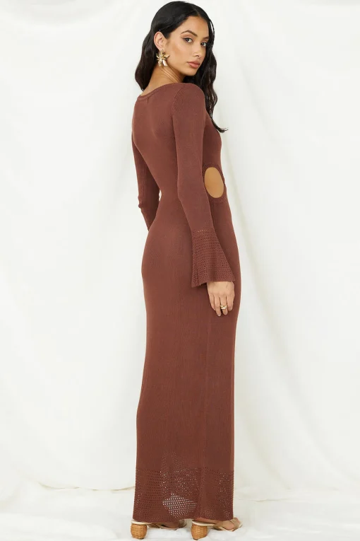 The One That Got Away Maxi Dress Brown