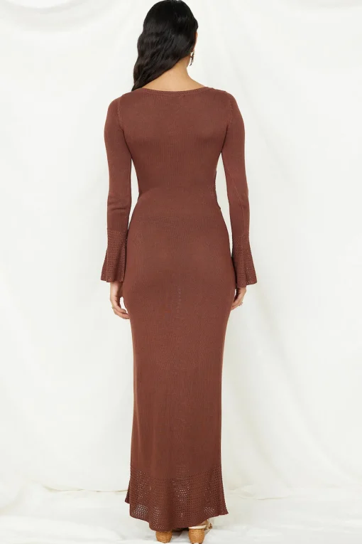 The One That Got Away Maxi Dress Brown