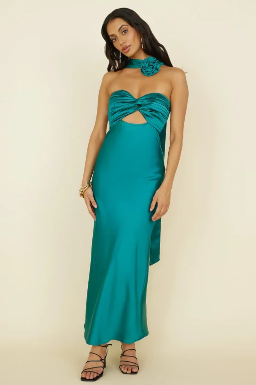 Think About It Maxi Dress Green