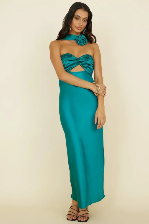 Think About It Maxi Dress Green