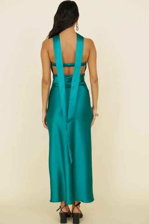 Think About It Maxi Dress Green
