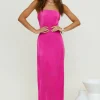 Thinking Of Dusk Maxi Dress Pink