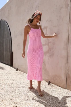 To Be Mine Maxi Dress Pink