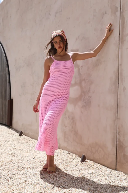 To Be Mine Maxi Dress Pink