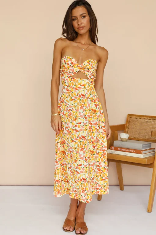Trembling Heart Maxi Dress