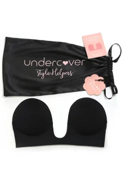 UNDERCOVER STYLE HELPERS Brallelujah Hidden Bra Black