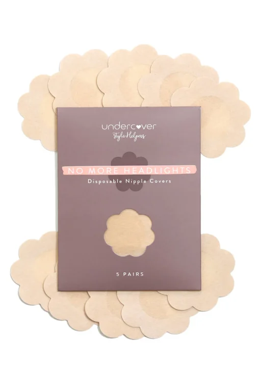 UNDERCOVER STYLE HELPERS No More Headlights Disposable Nipple Covers Nude