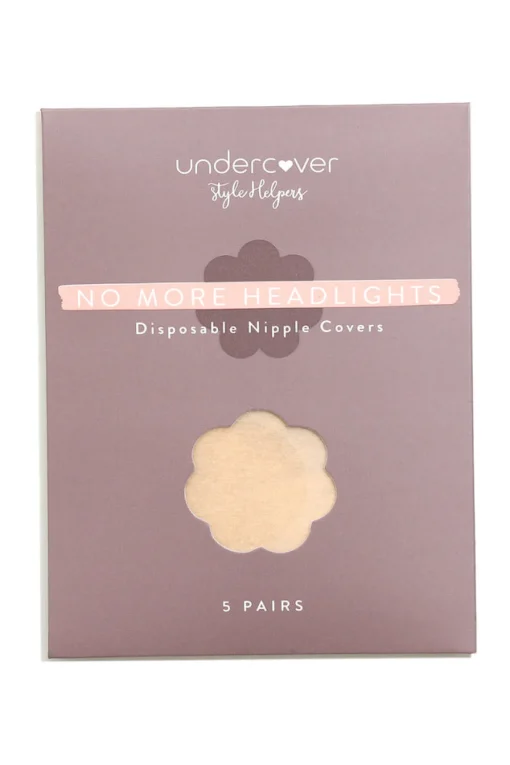 UNDERCOVER STYLE HELPERS No More Headlights Disposable Nipple Covers Nude