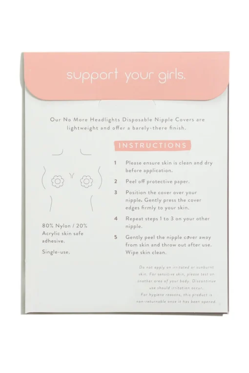 UNDERCOVER STYLE HELPERS No More Headlights Disposable Nipple Covers Nude