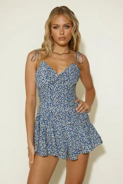 Views From Venice Romper Blue