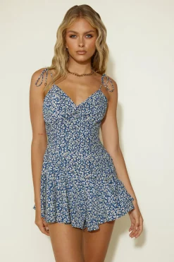 Views From Venice Romper Blue