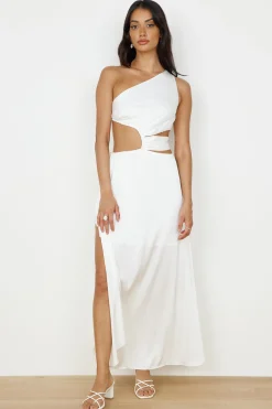 We Got This Feeling Maxi Dress White