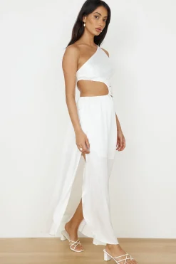 We Got This Feeling Maxi Dress White