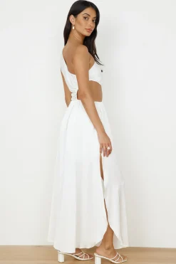 We Got This Feeling Maxi Dress White