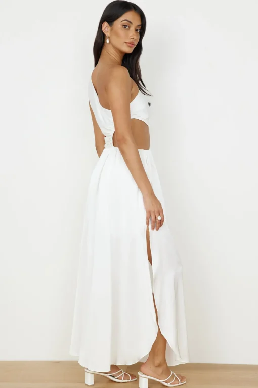 We Got This Feeling Maxi Dress White