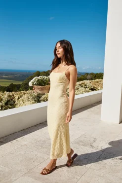 Wildflower Maxi Dress Yellow